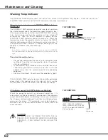 Preview for 62 page of Eiki LC-SX6 Owner'S Manual