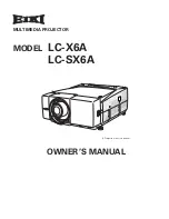 Eiki LC-SX6A Owner'S Manual предпросмотр