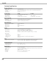 Предварительный просмотр 72 страницы Eiki LC-SX6A Owner'S Manual