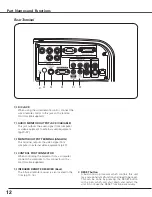 Предварительный просмотр 12 страницы Eiki LC-SXG400 Owner'S Manual