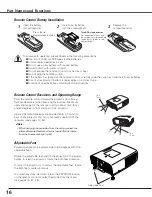 Предварительный просмотр 16 страницы Eiki LC-SXG400 Owner'S Manual