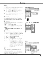 Предварительный просмотр 49 страницы Eiki LC-SXG400 Owner'S Manual