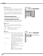 Предварительный просмотр 52 страницы Eiki LC-SXG400 Owner'S Manual