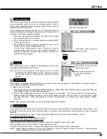 Preview for 41 page of Eiki LC UXT1  LC-UXT1 LC-UXT1 Owner'S Instruction Manual