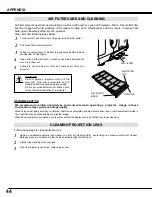 Preview for 44 page of Eiki LC UXT1  LC-UXT1 LC-UXT1 Owner'S Instruction Manual