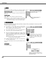 Предварительный просмотр 42 страницы Eiki LC-UXT3 Owner'S Instruction Manual