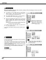 Preview for 42 page of Eiki LC-W4 Owner'S Instruction Manual