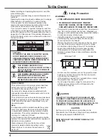 Preview for 4 page of Eiki LC-WB200 Owner'S Manual