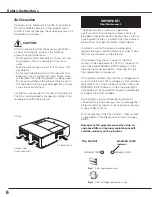 Предварительный просмотр 6 страницы Eiki LC-WGC500 Owner'S Manual