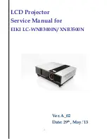 Eiki LC-WNB3000N Service Manual предпросмотр