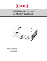 Preview for 1 page of Eiki LC-WNS3200 Service Manual