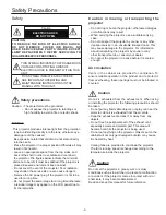 Preview for 3 page of Eiki LC-WNS3200 Service Manual