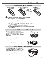 Preview for 15 page of Eiki LC-WUL100A Owner'S Manual