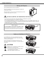 Предварительный просмотр 8 страницы Eiki LC-WXL200 Owner'S Manual