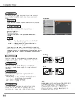 Preview for 44 page of Eiki LC-WXL200 Owner'S Manual