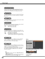 Preview for 48 page of Eiki LC-WXL200A Owner'S Manual