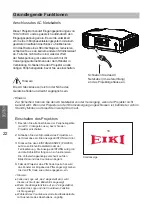 Предварительный просмотр 22 страницы Eiki LC-WXN200 Quick Start Manual