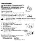 Предварительный просмотр 54 страницы Eiki LC-X2U Owner'S Instruction Manual