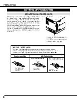 Предварительный просмотр 8 страницы Eiki LC-X4L Owner'S Instruction Manual