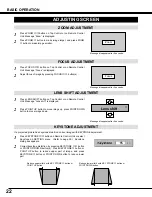 Предварительный просмотр 22 страницы Eiki LC-X4L Owner'S Instruction Manual