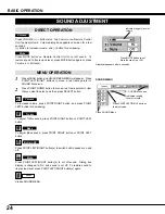 Предварительный просмотр 24 страницы Eiki LC-X4L Owner'S Instruction Manual