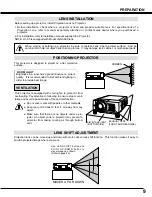 Предварительный просмотр 9 страницы Eiki LC-X5 Owner'S Instruction Manual