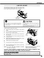 Предварительный просмотр 45 страницы Eiki LC-X5 Owner'S Instruction Manual