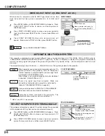 Preview for 24 page of Eiki LC-X60 Owner'S Instruction Manual