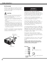 Preview for 6 page of Eiki LC-X80 Owner'S Manual