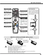 Предварительный просмотр 15 страницы Eiki LC-XB10 Owner'S Manual