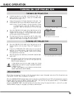 Предварительный просмотр 19 страницы Eiki LC-XB10 Owner'S Manual