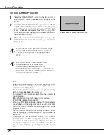 Предварительный просмотр 22 страницы Eiki LC-XB100A Owner'S Manual