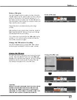 Предварительный просмотр 57 страницы Eiki LC-XB100A Owner'S Manual