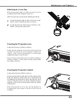 Предварительный просмотр 63 страницы Eiki LC-XB100A Owner'S Manual