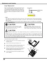 Предварительный просмотр 64 страницы Eiki LC-XB100A Owner'S Manual