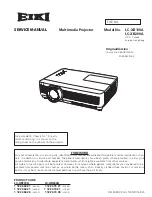 Eiki LC-XB100A Service Manual предпросмотр