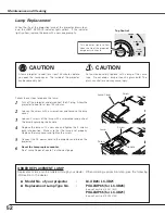 Предварительный просмотр 52 страницы Eiki LC-XB21 Owner'S Manual