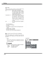 Предварительный просмотр 42 страницы Eiki LC-XB21A Owner'S Manual