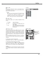 Предварительный просмотр 47 страницы Eiki LC-XB21A Owner'S Manual