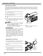 Предварительный просмотр 52 страницы Eiki LC-XB21A Owner'S Manual