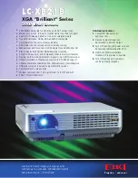 Eiki LC-XB21B Brochure & Specs предпросмотр