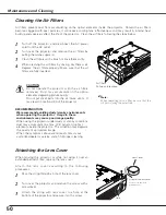 Предварительный просмотр 50 страницы Eiki LC-XB23 Owner'S Manual