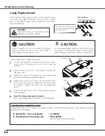 Предварительный просмотр 52 страницы Eiki LC-XB23C Owner'S Manual