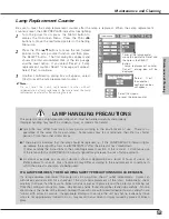 Предварительный просмотр 53 страницы Eiki LC-XB23C Owner'S Manual