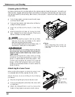 Предварительный просмотр 52 страницы Eiki LC-XB24 Owner'S Manual