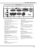 Предварительный просмотр 9 страницы Eiki LC-XB250 Owner'S Manual