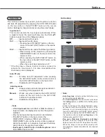 Предварительный просмотр 47 страницы Eiki LC-XB250 Owner'S Manual