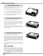 Предварительный просмотр 62 страницы Eiki LC-XB250 Owner'S Manual