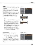 Preview for 49 page of Eiki LC-XB250W Owner'S Manual