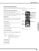 Предварительный просмотр 27 страницы Eiki LC-XB27 Owner'S Manual